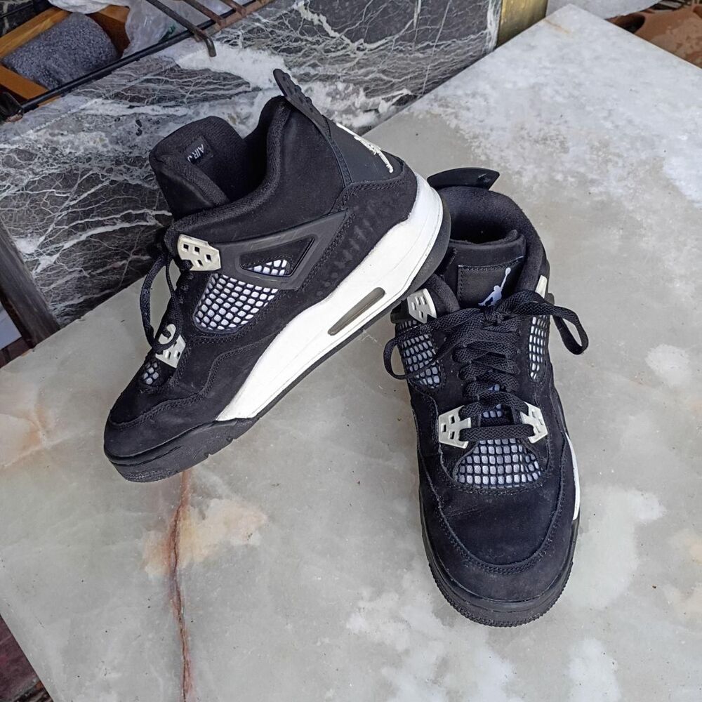 Jordan Black and White Trainers